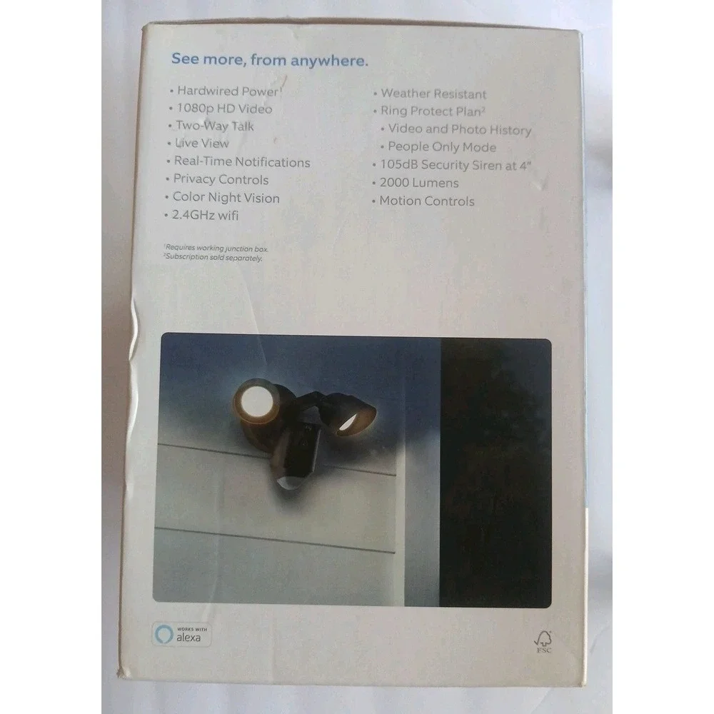 Ring floodlight cam